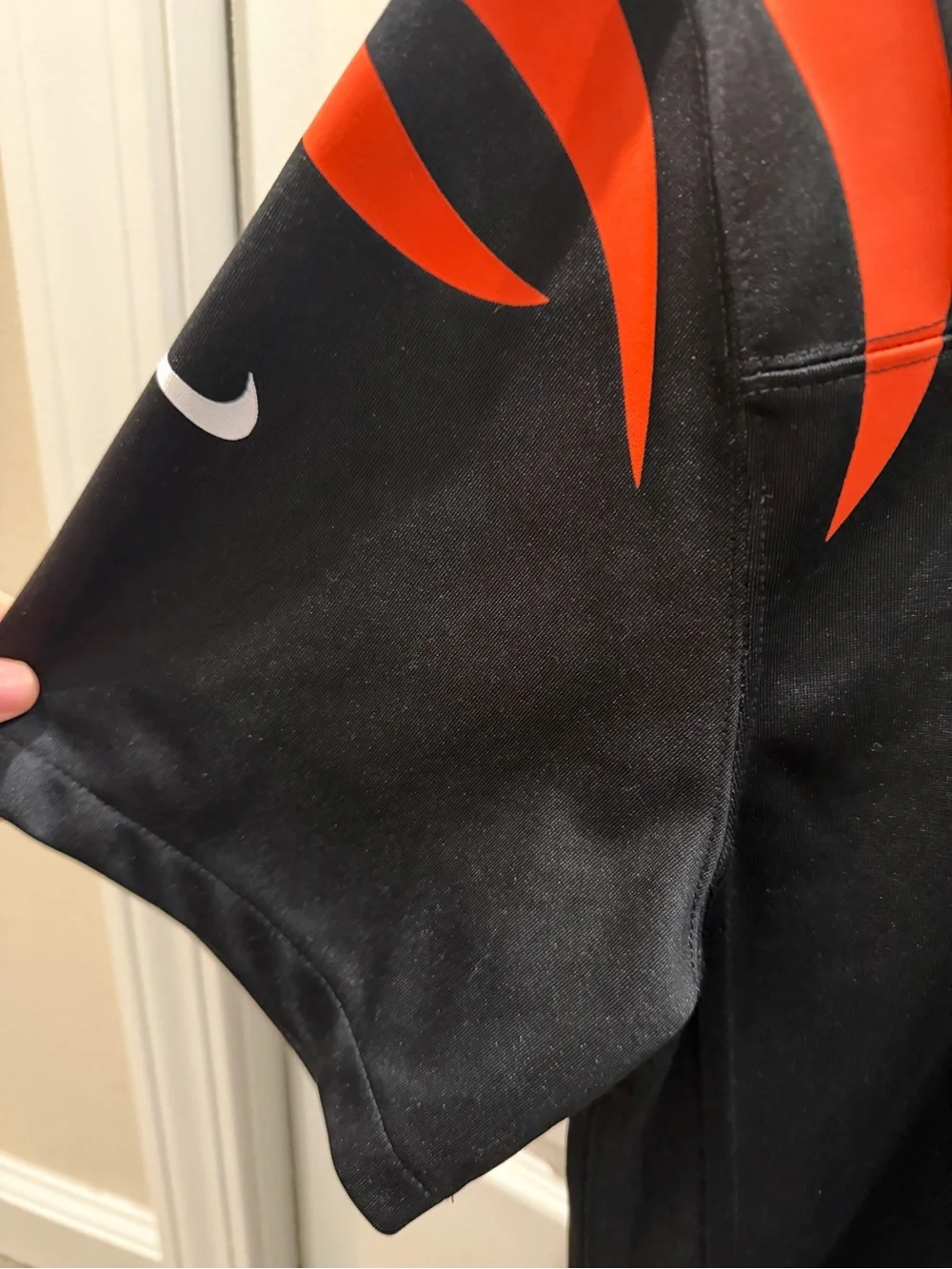 Authentic Nike Tee Higgins Black Cincinnati Bengals Game Player Jersey